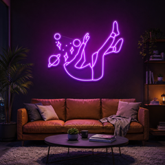 Falling Into Space Led Neon Sign Light