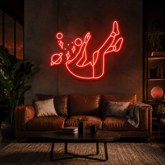 Falling Into Space Led Neon Sign Light