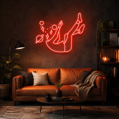 Falling Into Space Led Neon Sign Light