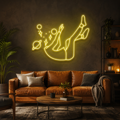 Falling Into Space Led Neon Sign Light