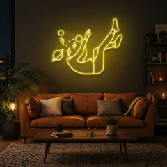 Falling Into Space Led Neon Sign Light