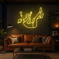 Falling Into Space Led Neon Sign Light