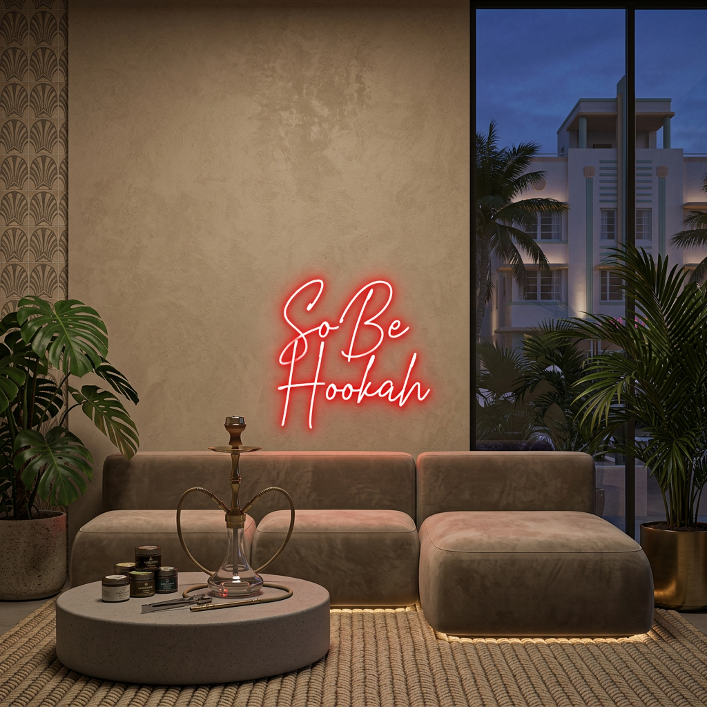 Custom Neon: SoBe Hookah