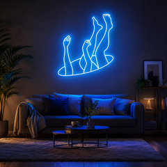 Falling Neon Sign