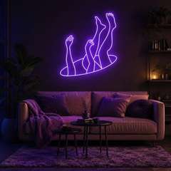 Falling Neon Sign