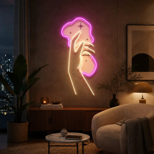 Fancy New Nails LED Neon Sign Light Pop Art