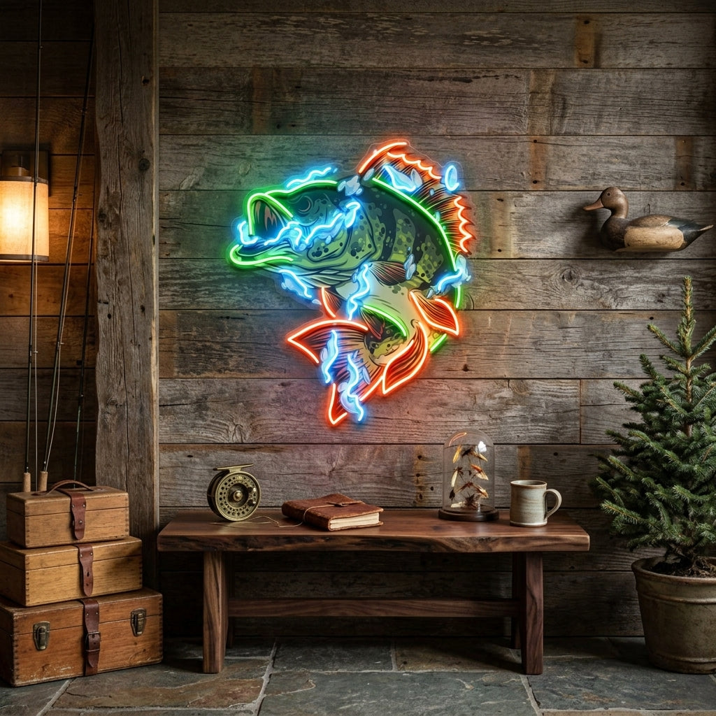 Fish Art LED Neon Sign Light Pop Art