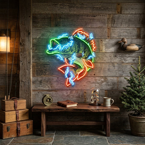 Fish Art LED Neon Sign Light Pop Art