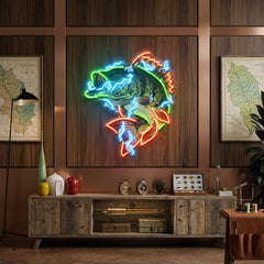 Fish Art LED Neon Sign Light Pop Art