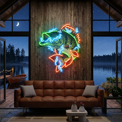Fish Art LED Neon Sign Light Pop Art