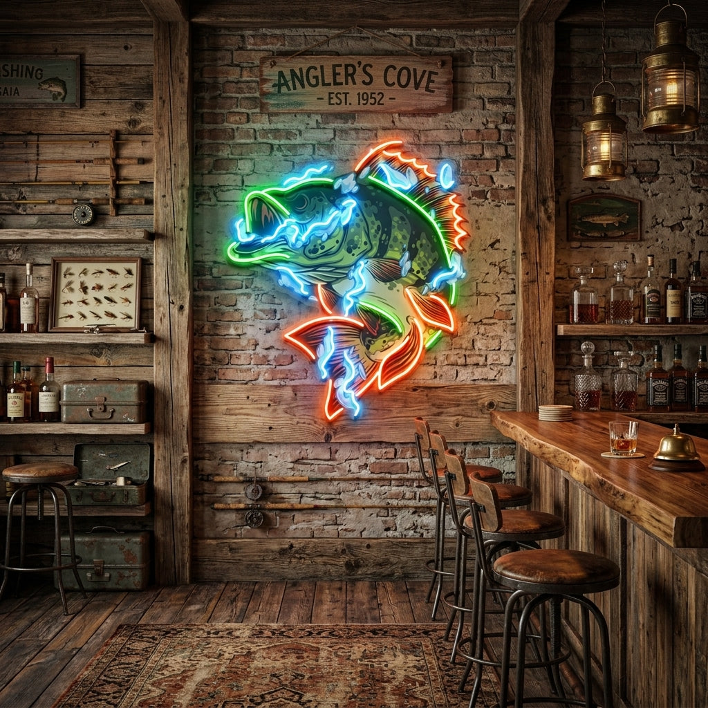 Fish Art LED Neon Sign Light Pop Art