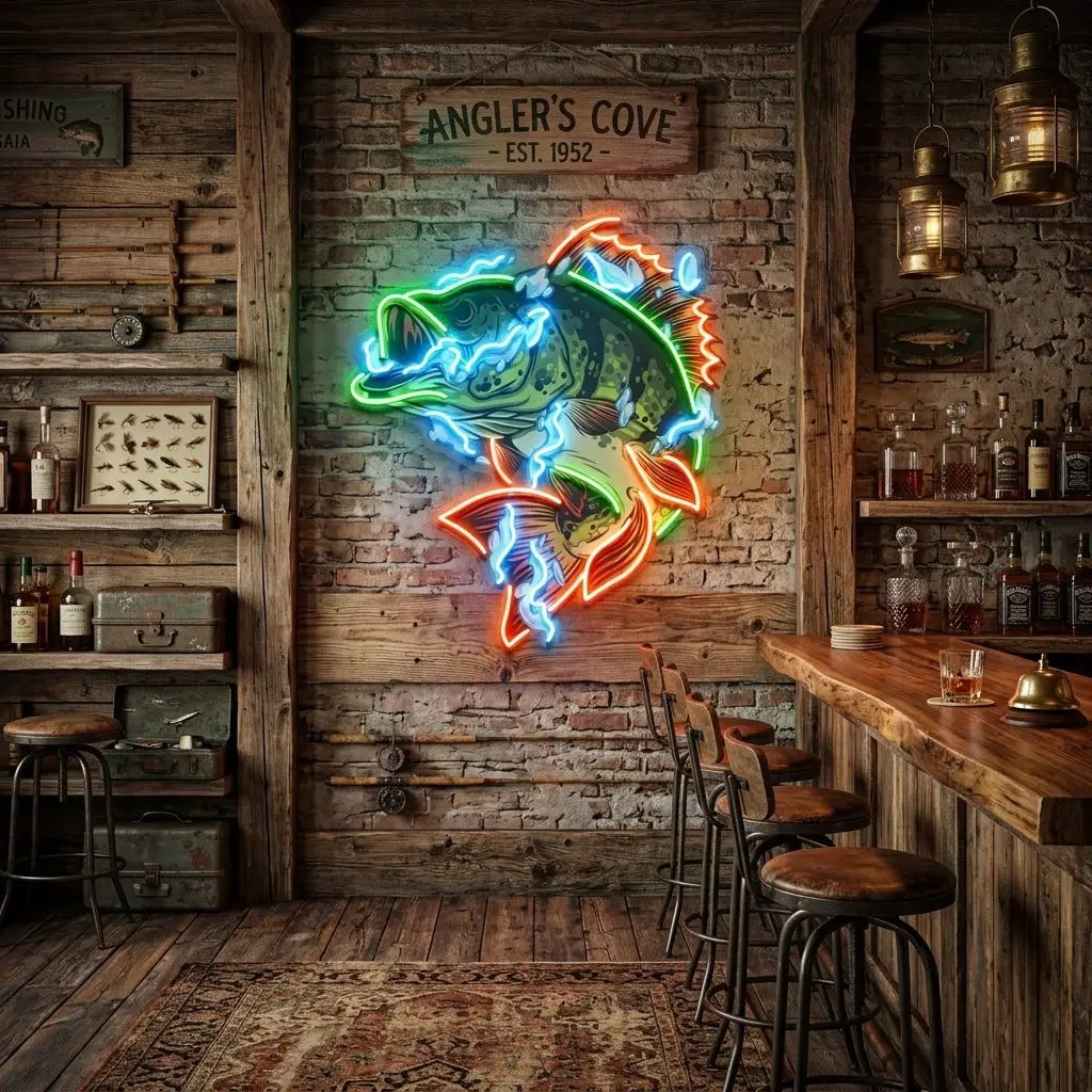 Fish Art LED Neon Sign Light Pop Art