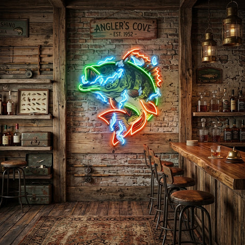 Fish Art LED Neon Sign Light Pop Art