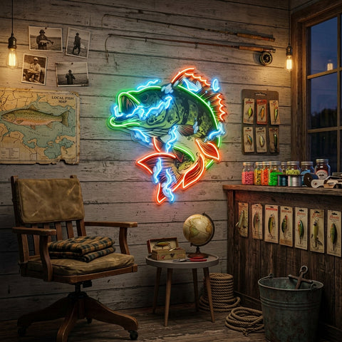 Fish Art LED Neon Sign Light Pop Art