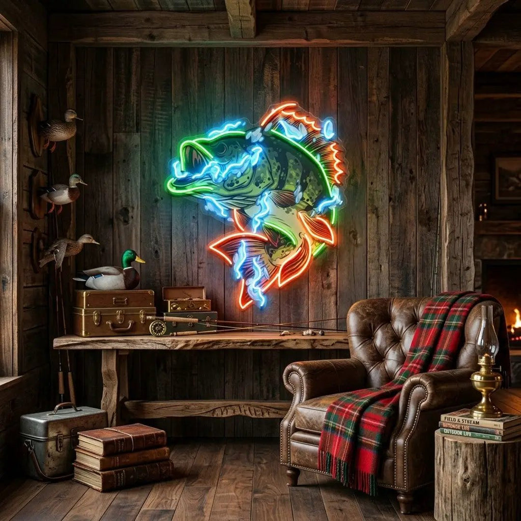 Fish Art LED Neon Sign Light Pop Art