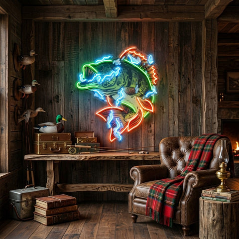 Fish Art LED Neon Sign Light Pop Art