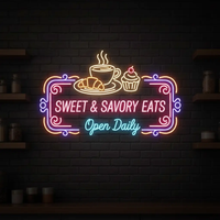 Fish Open Neon Sign Led Shop Decor Neon Sign – view 2