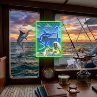Fishing Pictures LED Neon Sign Light Pop Art