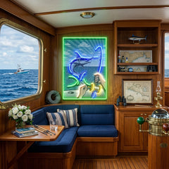 Fishing Pictures LED Neon Sign Light Pop Art