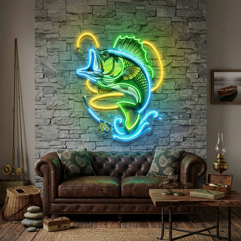 Fishing Easy LED Neon Sign Light Pop Art