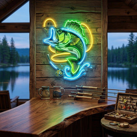 Fishing Easy LED Neon Sign Light Pop Art