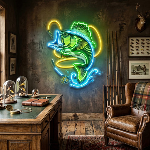 Fishing Easy LED Neon Sign Light Pop Art