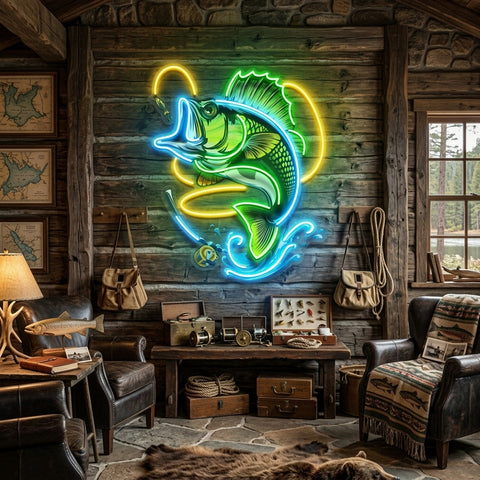 Fishing Easy LED Neon Sign Light Pop Art