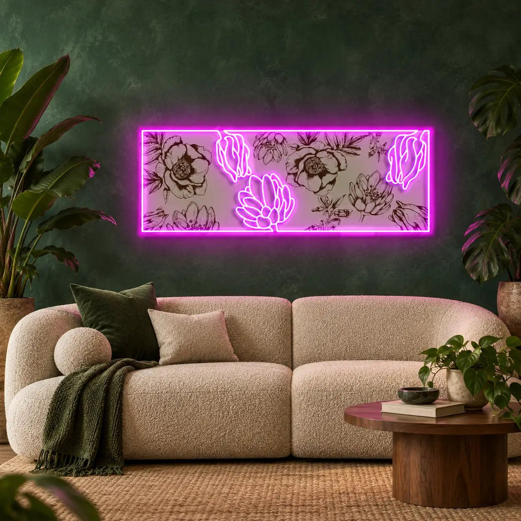 "Flower Wall V1" Neon x Acrylic Artwork