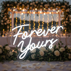 Forever Yours Bridal Shower Wedding Neon Sign