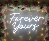 Forever Yours Bridal Shower Wedding Neon Sign