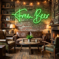 Free Beer Led Neon Sign Light