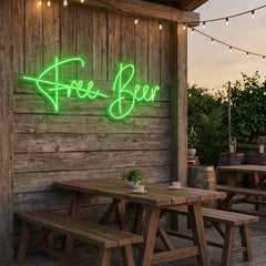 Free Beer Led Neon Sign Light