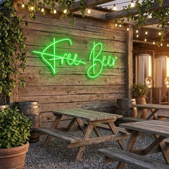 Free Beer Led Neon Sign Light