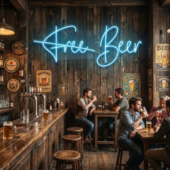 Free Beer Led Neon Sign Light