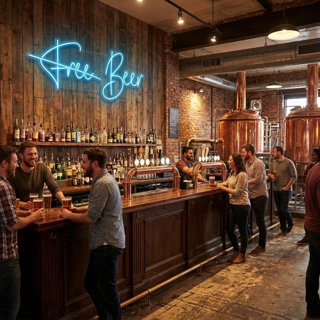 Free Beer Led Neon Sign Light