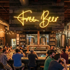 Free Beer Led Neon Sign Light