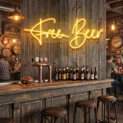 Free Beer Led Neon Sign Light