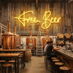 Free Beer Led Neon Sign Light