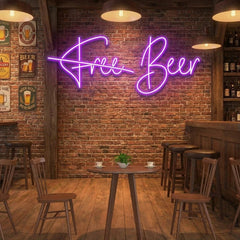 Free Beer Led Neon Sign Light