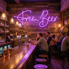 Free Beer Led Neon Sign Light
