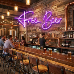 Free Beer Led Neon Sign Light