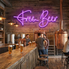 Free Beer Led Neon Sign Light