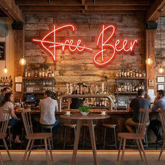 Free Beer Led Neon Sign Light