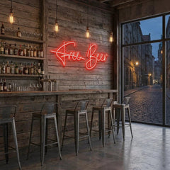 Free Beer Led Neon Sign Light