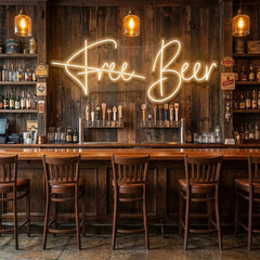 Free Beer Led Neon Sign Light
