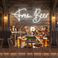 Free Beer Led Neon Sign Light