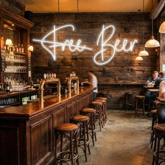 Free Beer Led Neon Sign Light