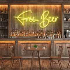 Free Beer Led Neon Sign Light