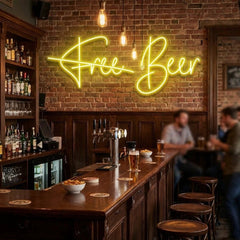 Free Beer Led Neon Sign Light