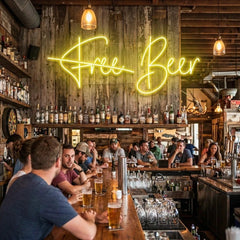 Free Beer Led Neon Sign Light